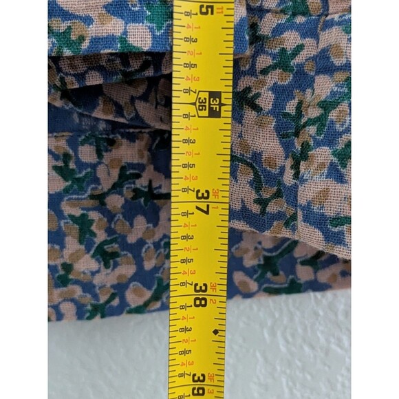 Mirth Perth Backless Short Dress Women's Size Large Blueberry Floral Mini Dress - Picture 10 of 10